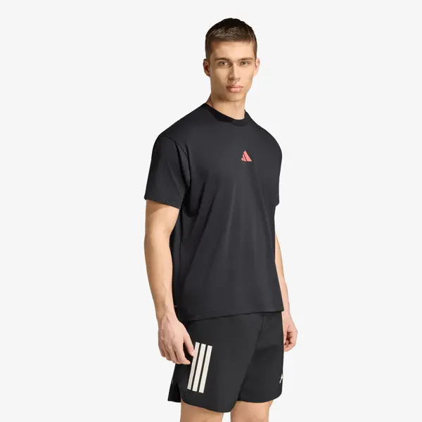 adidas Performance Majica adidas Running State Of Mind Graphic T-Shirt UNISEX Black/ Pure Turbo M