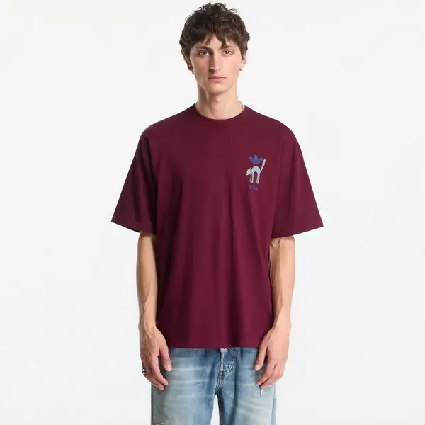 adidas Originals Majica adidas Snowball Graphic Oversized T-shirt Maroon XL