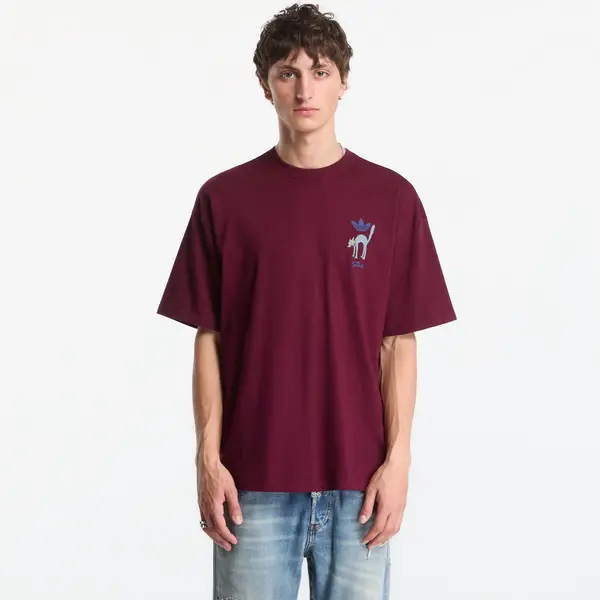 adidas Originals Majica adidas Snowball Graphic Oversized T-shirt Maroon XXL