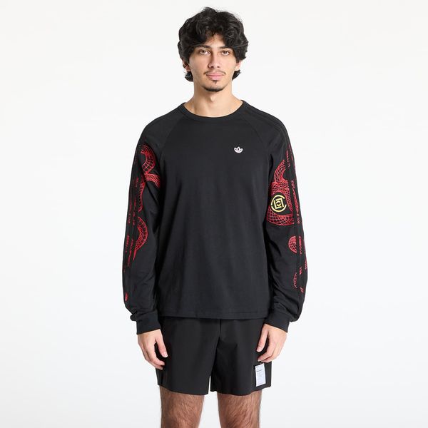 adidas Originals Majica adidas x Edison Chen Raglan Longsleeve Tee Black/ Black XL