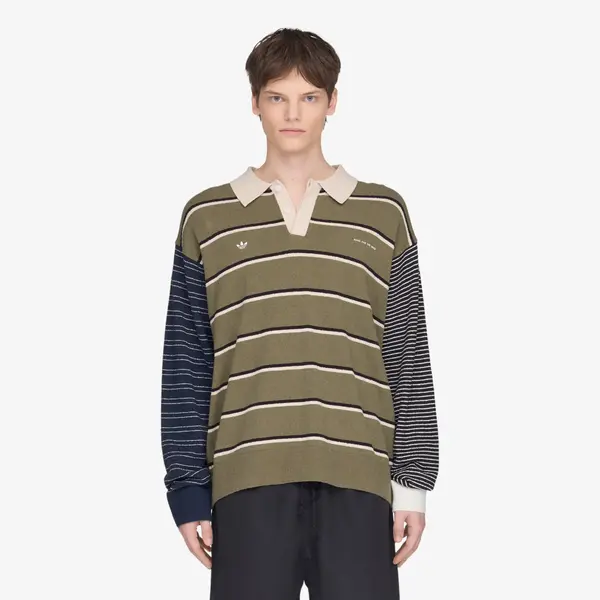 adidas Originals Majica adidas x Song For The Mute 007 Long Sleeve Long-Sleeve Top UNISEX Olive Strata/ Alumina/ Black L