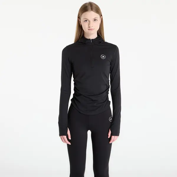 adidas Performance Majica adidas x Stella Mccartney Studio Ruched Long Sleeve T-Shirt Black L