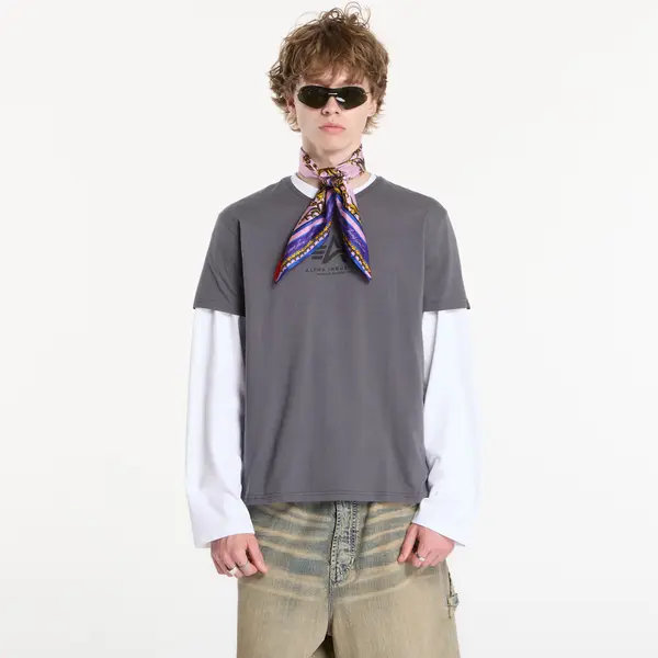 Alpha Industries Majica Alpha Industries Basic T-Shirt Contrast Stitch Grey Black/ Black L