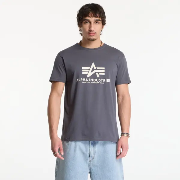 Alpha Industries Majica Alpha Industries Basic T-Shirt Grey Black XXL