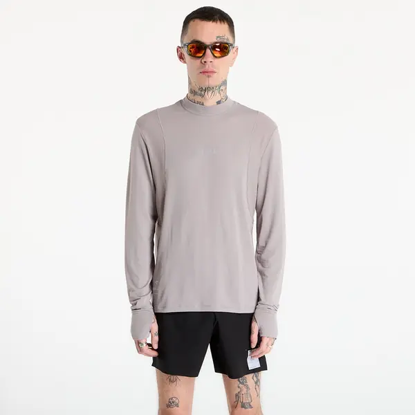 BANDIT Majica BANDIT AuraGrid™ Mockneck Long Sleeve Zinc L