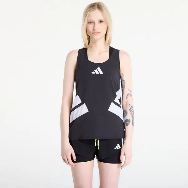 adidas Performance Majica bez rukava adidas Adizero Road To Records Singlet Black S