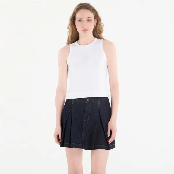 Calvin Klein Majica bez rukava Calvin Klein Jeans Sl 2X2 Baby Rib Logo Crew Tank Bright White S
