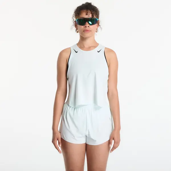 Nike Majica bez rukava Nike AeroSwift Women's Dri-FIT ADV Cropped Running Tank Top Barely Green/ Black M