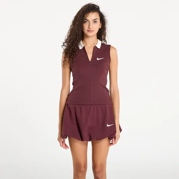 Nike Majica bez rukava Nike W Fitted Tank Burgundy Crush/ Sail L
