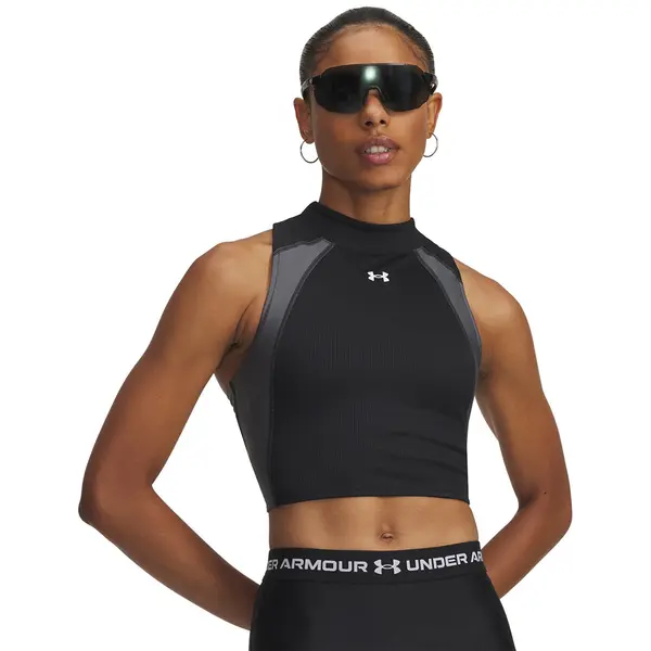 Under Armour Majica bez rukava Under Armour Hg Rib Tank Black M