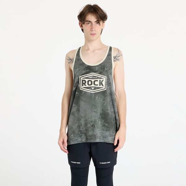 Under Armour Majica bez rukava Under Armour Project Rock Racer Tank Tools Top Clay Green/ Silt XXL