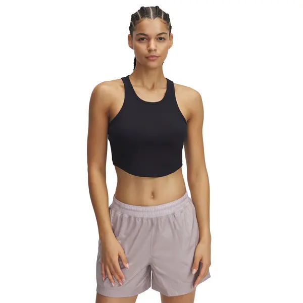 Under Armour Majica bez rukava Under Armour Rival Rib Tank Black/ White L