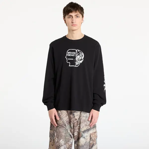 Brain Dead Majica Brain Dead Skull Mech Long Sleeve Black M