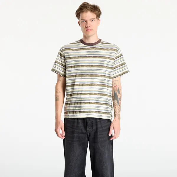 Brain Dead Majica Brain Dead Toni Stripe T-Shirt Olive/ Multi M
