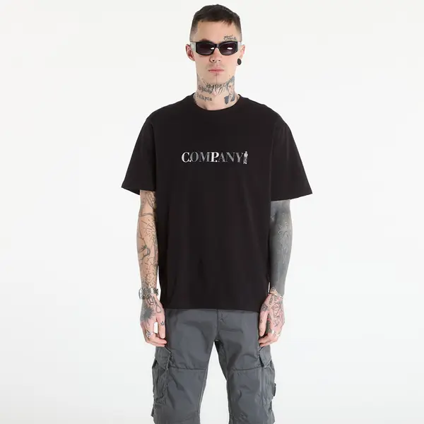 C.P. Company Majica C.P. Company 30/1 Jersey Short Sleeve Logo T-Shir Black M