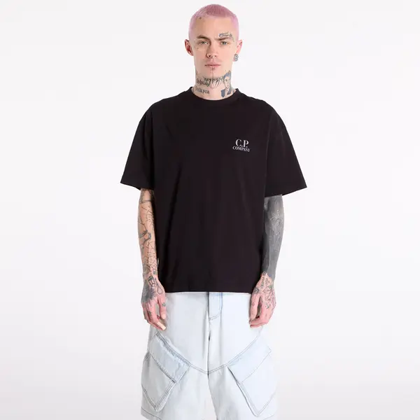 C.P. Company Majica C.P. Company 30/1 Jersey Short Sleeve Logo T-Shir Black XL