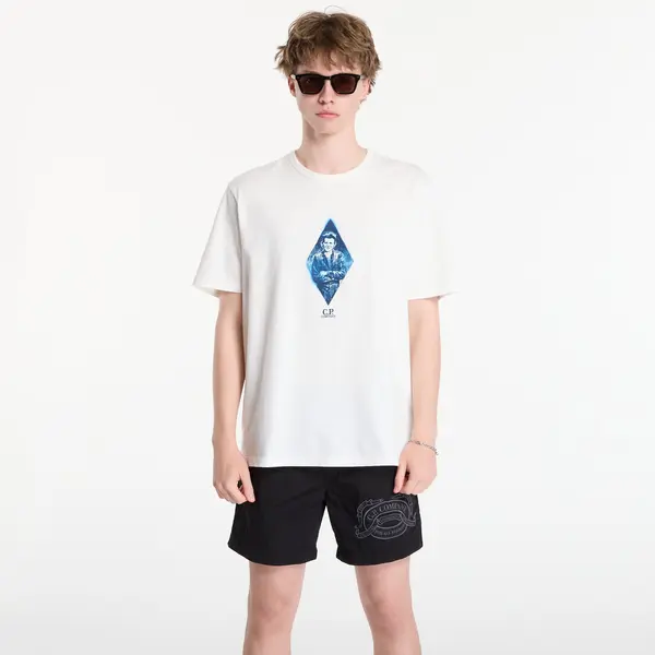 C.P. Company Majica C.P. Company Compact 20/1 Jersey Short Sleeve British Sailor T-Shirt Off White S