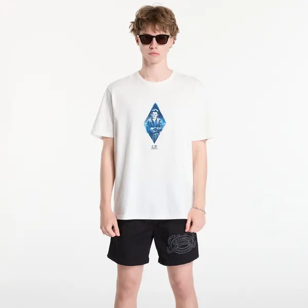 C.P. Company Majica C.P. Company Compact 20/1 Jersey Short Sleeve British Sailor T-Shirt Off White S
