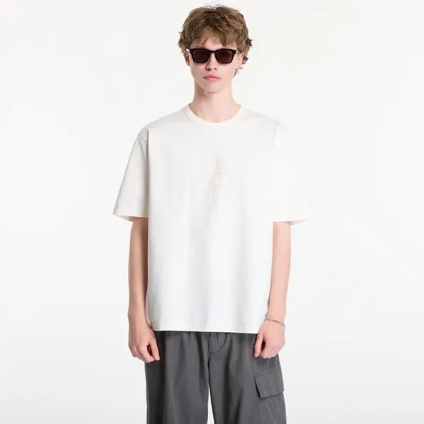 C.P. Company Majica C.P. Company Mercerized Jersey 30/2 Twisted Short Sleeve Logo T-Shirt Gauze White XL