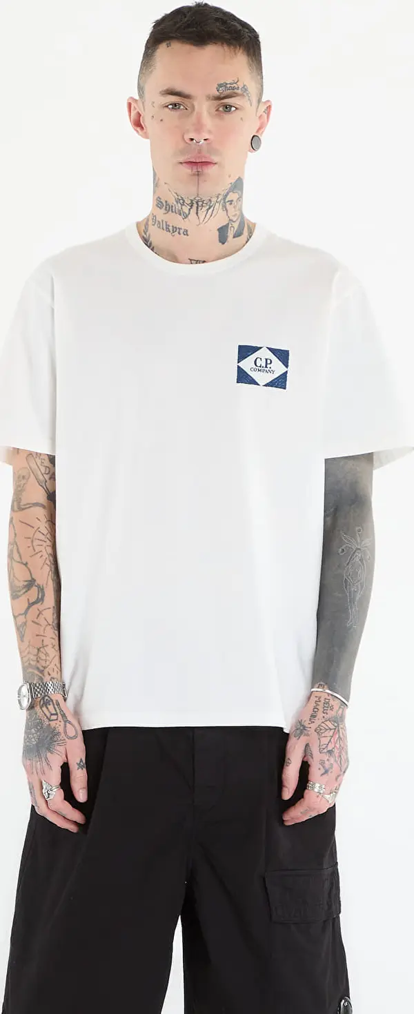 C.P. Company Majica C.P. Company Short Sleeve Off White XL