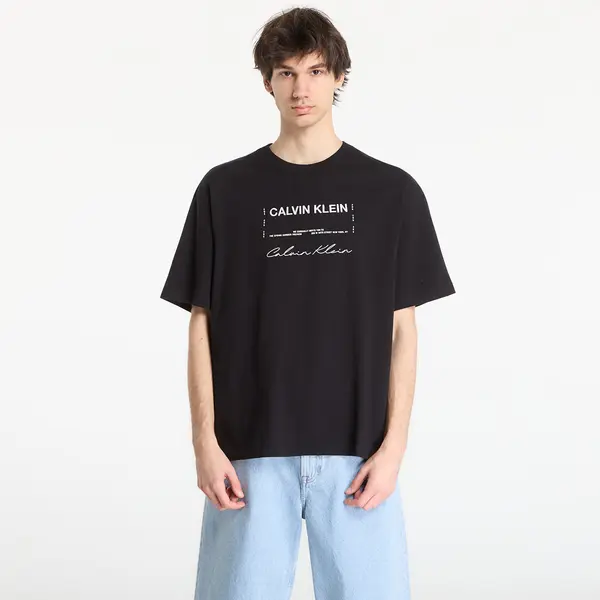 Calvin Klein Majica Calvin Klein Jeans 16S April Graphic Se Tee Black XL