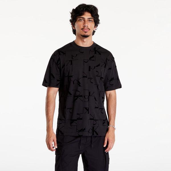Calvin Klein Majica Calvin Klein Jeans Aop Monogram Tee Black M
