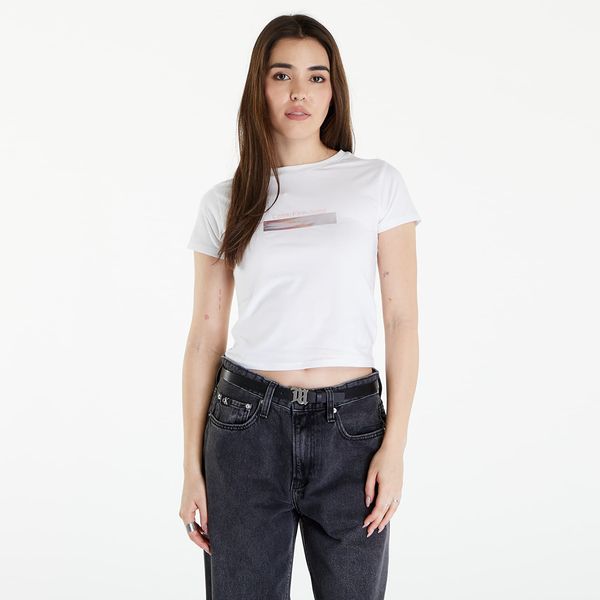 Calvin Klein Majica Calvin Klein Jeans Diffused Box Fitted Short Sleeve Tee Bright White M