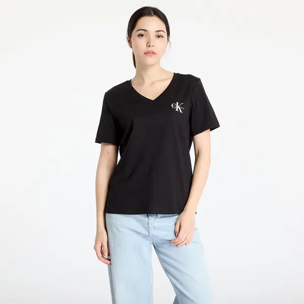 Calvin Klein Majica Calvin Klein Jeans Logo Vn 2 Pack Tee Black XS