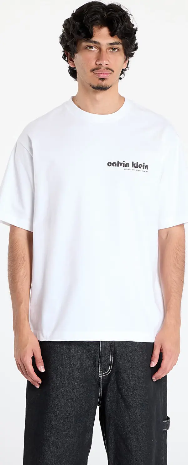 Calvin Klein Majica Calvin Klein Jeans Short Sleeve Tee Brilliant White M