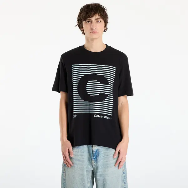 Calvin Klein Majica Calvin Klein Jeans Ss 20S Io Ck Speaker Graphic Tee Black S