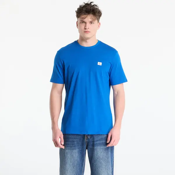Calvin Klein Majica Calvin Klein Jeans Ss Badge 30S Jersey Classic Tee Classic Blue L