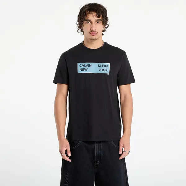 Calvin Klein Majica Calvin Klein Jeans SS CK NY Box Graphic Tee Black S