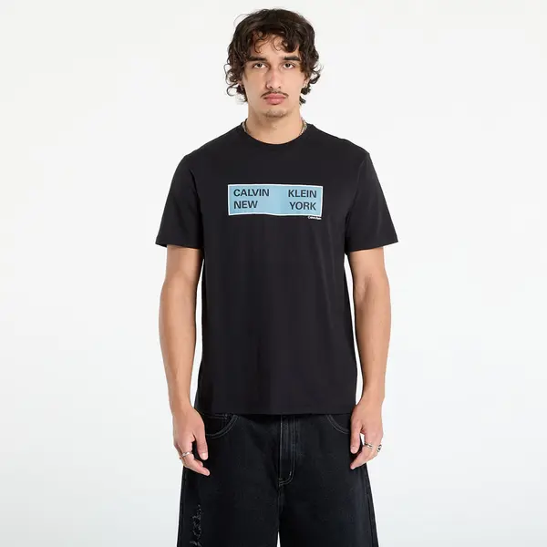 Calvin Klein Majica Calvin Klein Jeans SS CK NY Box Graphic Tee Black S