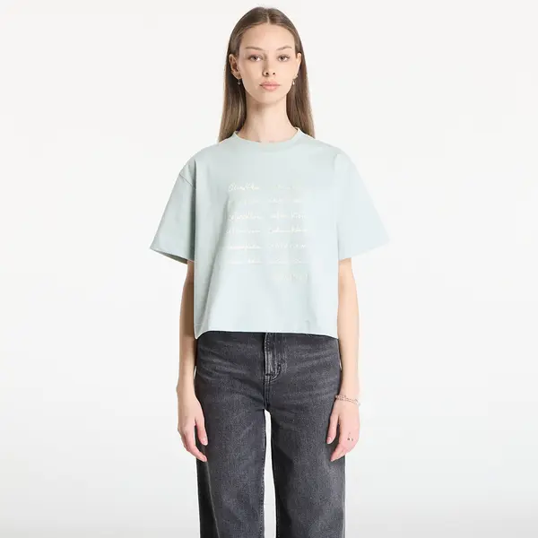 Calvin Klein Majica Calvin Klein Jeans Ss Cropped Boxy Grap Tee Green L