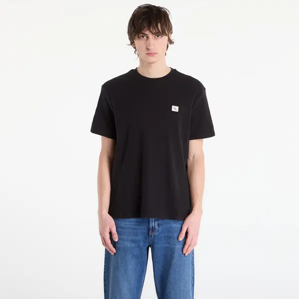 Calvin Klein Majica Calvin Klein Jeans Ss Waffle Badge Crew Tee Black L
