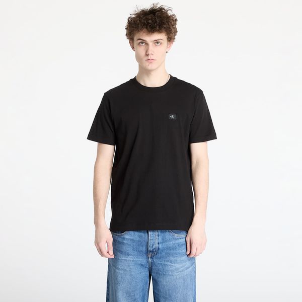 Calvin Klein Majica Calvin Klein Jeans Woven Label Regular Tee Black L