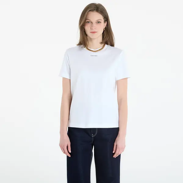 Calvin Klein Majica Calvin Klein Ss 20S Classic Logo Tee Bright White XS