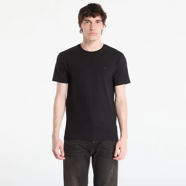 Calvin Klein Majica Calvin Klein Ss Slim Stretch Cotton Crewneck Tee Black L