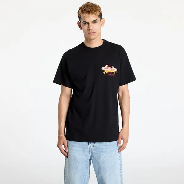 Carhartt WIP Majica Carhartt WIP Crab Paint Short Sleeve T-Shirt UNISEX Black XS