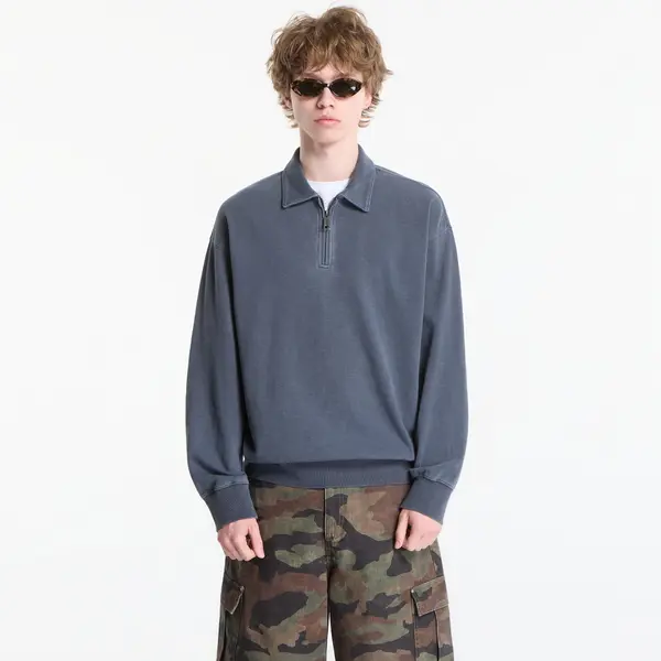 Carhartt WIP Majica Carhartt WIP Harper Polo UNISEX Carbon Garment Dyed XXL