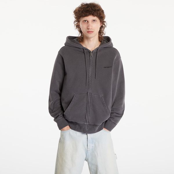 Carhartt WIP Majica Carhartt WIP Hooded Duster Script Jacket UNISEX Black Garment Dyed M