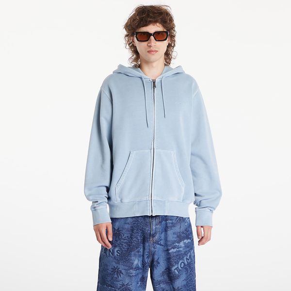 Carhartt WIP Majica Carhartt WIP Hooded Duster Script Jacket UNISEX Misty Sky Garment Dyed XS