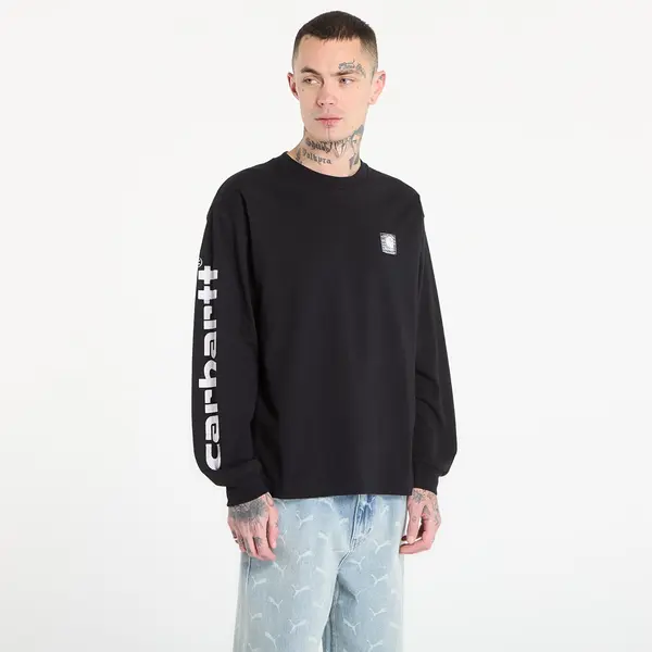 Carhartt WIP Majica Carhartt WIP L/S Archive Script T-Shirt UNISEX Black S