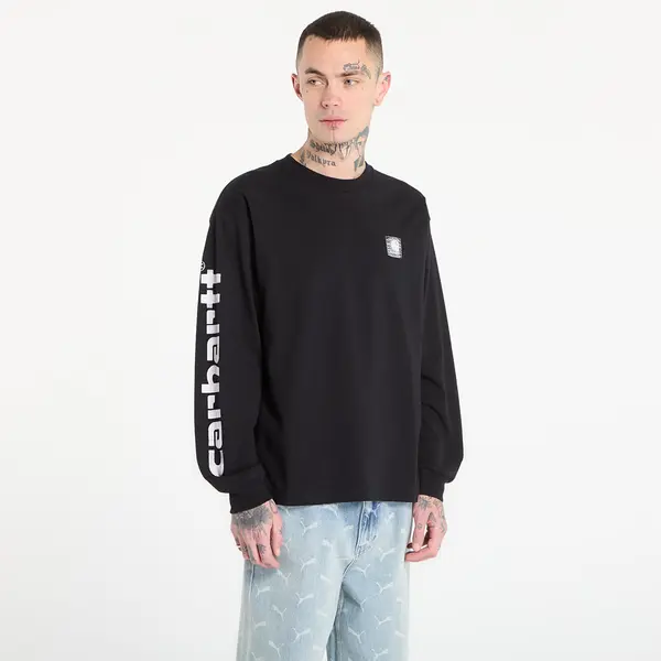 Carhartt WIP Majica Carhartt WIP L/S Archive Script T-Shirt UNISEX Black S