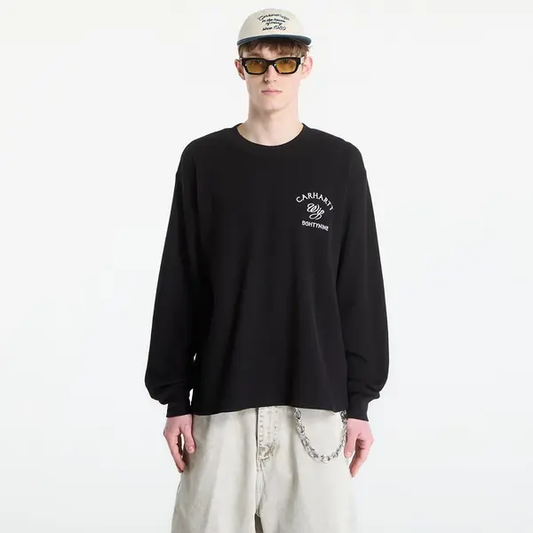 Carhartt WIP Majica Carhartt WIP L/S Eightynine Waffle T-Shirt UNISEX Black/ White S