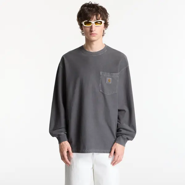 Carhartt WIP Majica Carhartt WIP L/S Loose Pocket T-Shirt Black Garment Dyed S
