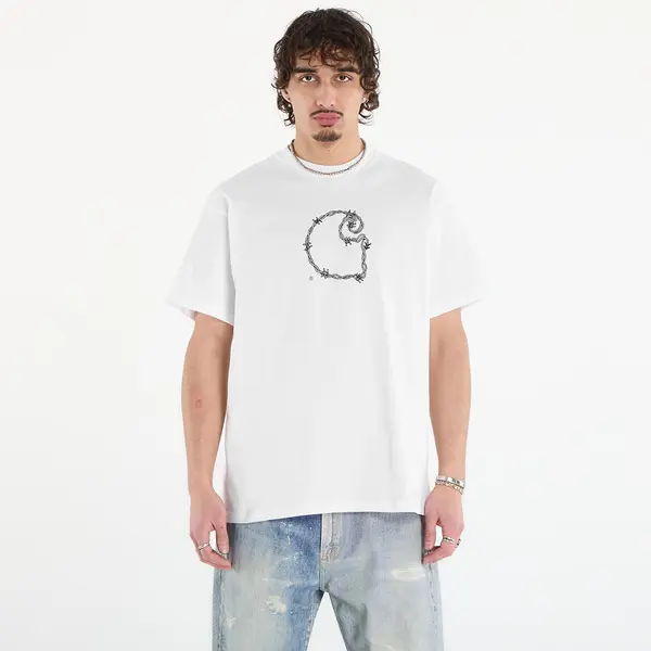 Carhartt WIP Majica Carhartt WIP S/S Barbwire C T-Shirt UNISEX White M