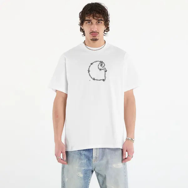 Carhartt WIP Majica Carhartt WIP S/S Barbwire C T-Shirt UNISEX White S