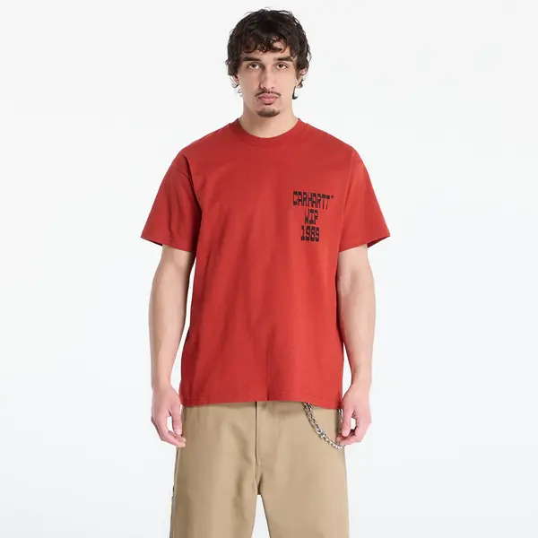 Carhartt WIP Majica Carhartt WIP S/S Blocks T-Shirt UNISEX Oxide Red XL