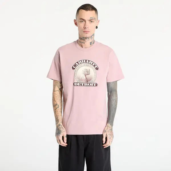 Carhartt WIP Majica Carhartt WIP S/S Cold World T-Shirt UNISEX Glassy Pink XL